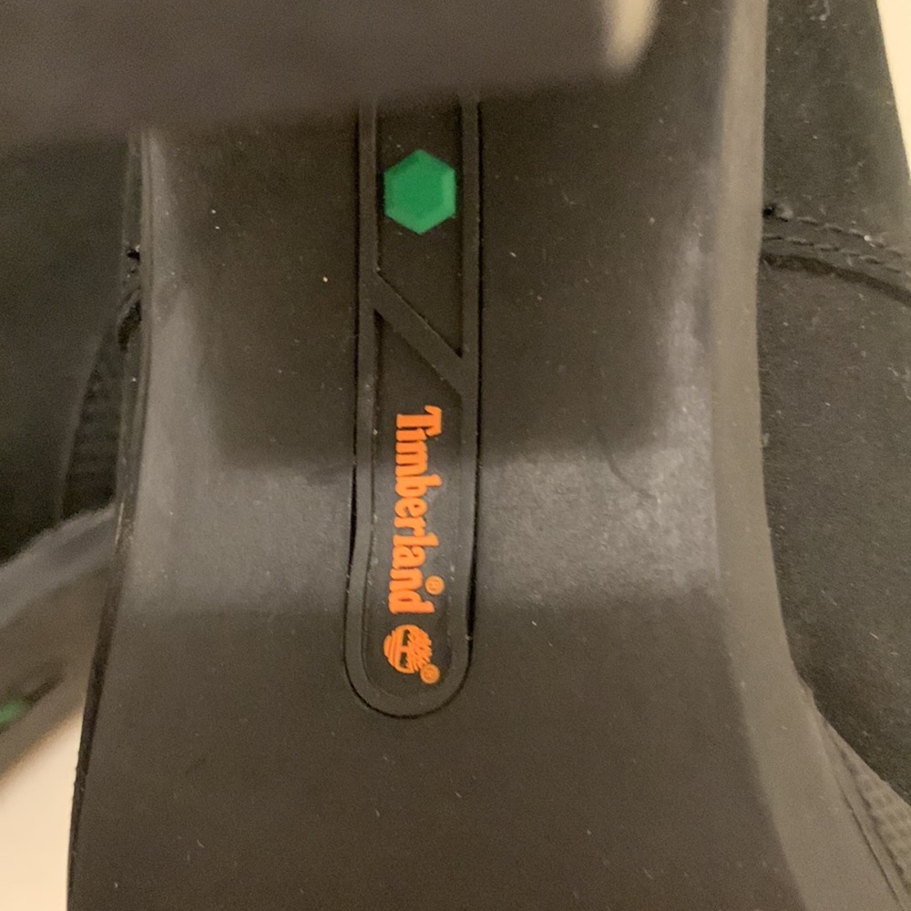 TIMBERLINE/ORTHO BLACK SUEDE BOOT NWOTS RUBBER SOLE SZ 8•5 (no box) NEW - Picture 6 of 12